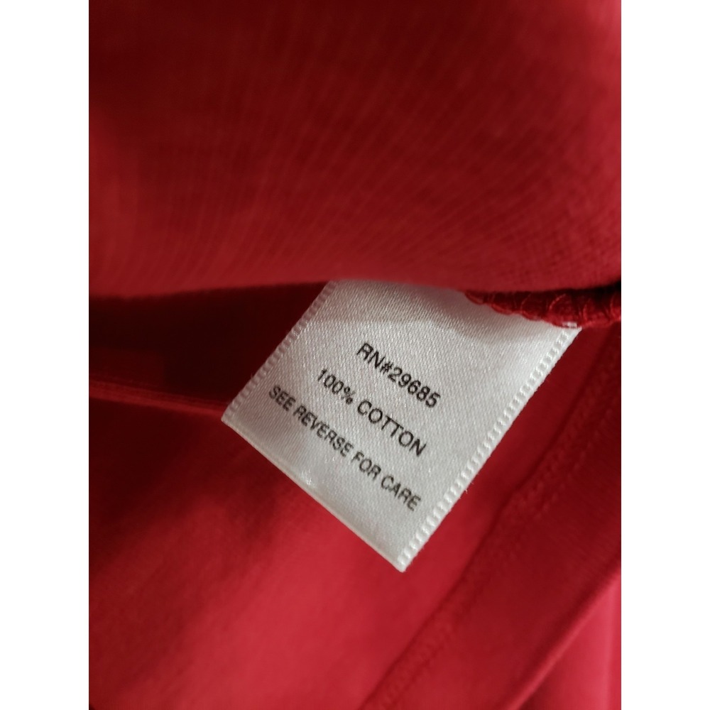 NEW MEDIUM RED PENDLETON Mock Neck LONG SLEEVE MO… - image 3